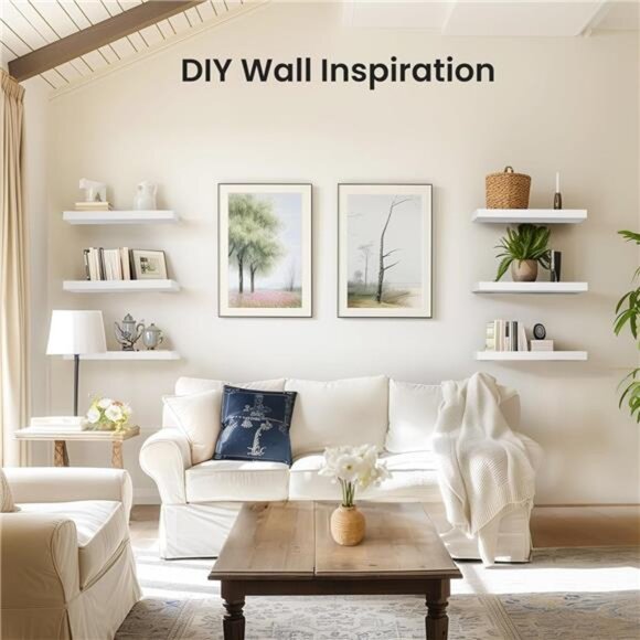 Floating Shelves, Wall Shelves for Bathroom/Living - Picture 2 of 7